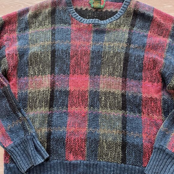 VTG Boston Traders Limited Edition Linen/Cotton Blend Sweater Men's-Size L - Picture 3 of 9